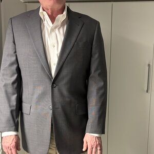 Joseph Abboud Classic Gray Two-Button Suit